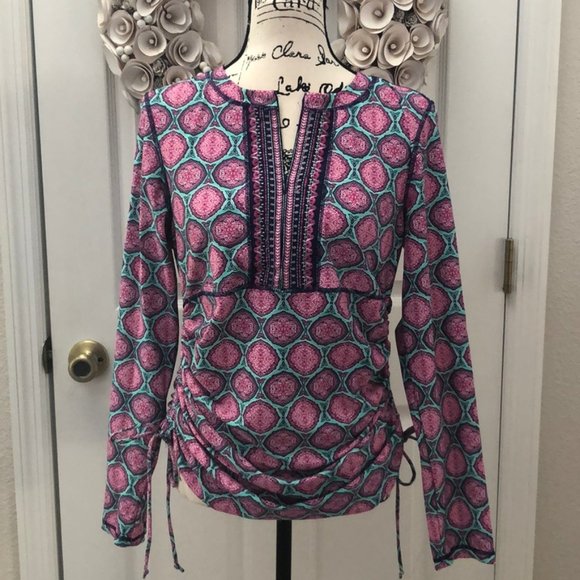 Cabana Life Other - 🆕Cabana Life tunic style embroidered rashguard